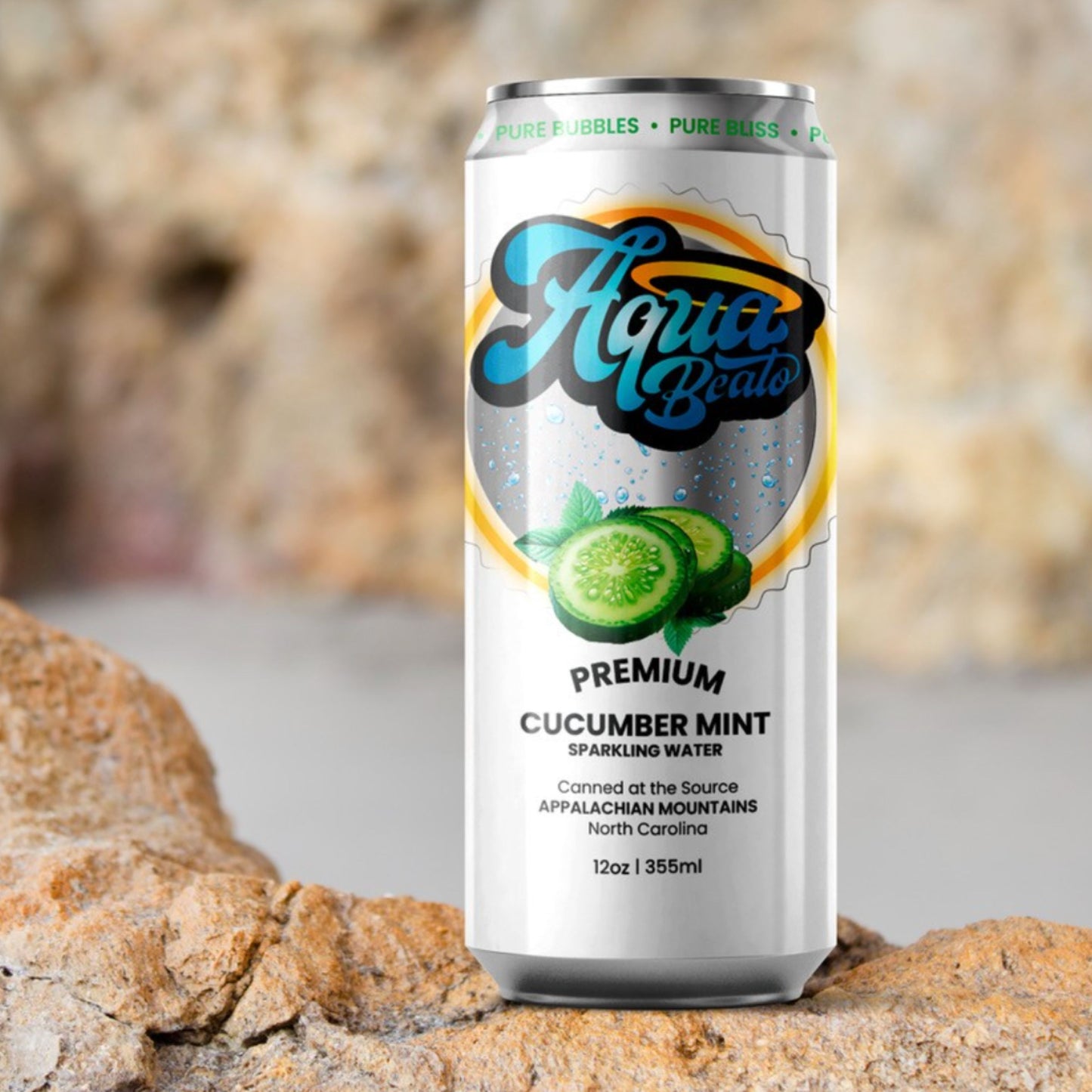 Aqua Beato Cucumber Mint Sparkling Water