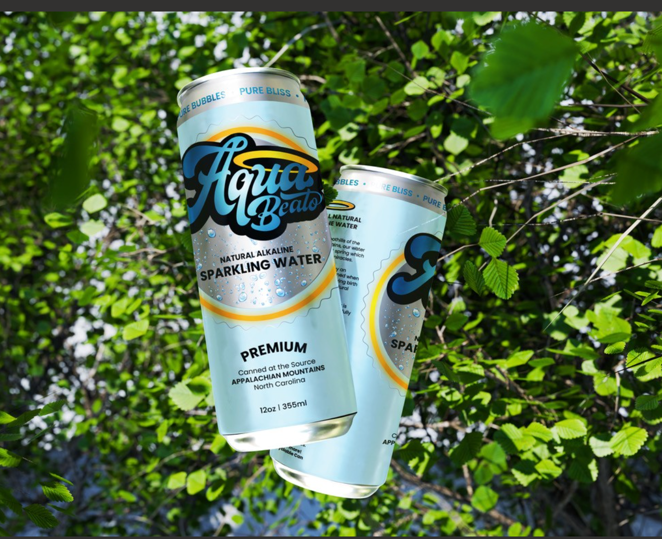 Aqua Beato 100% All-Natural Alkaline Sparkling Water