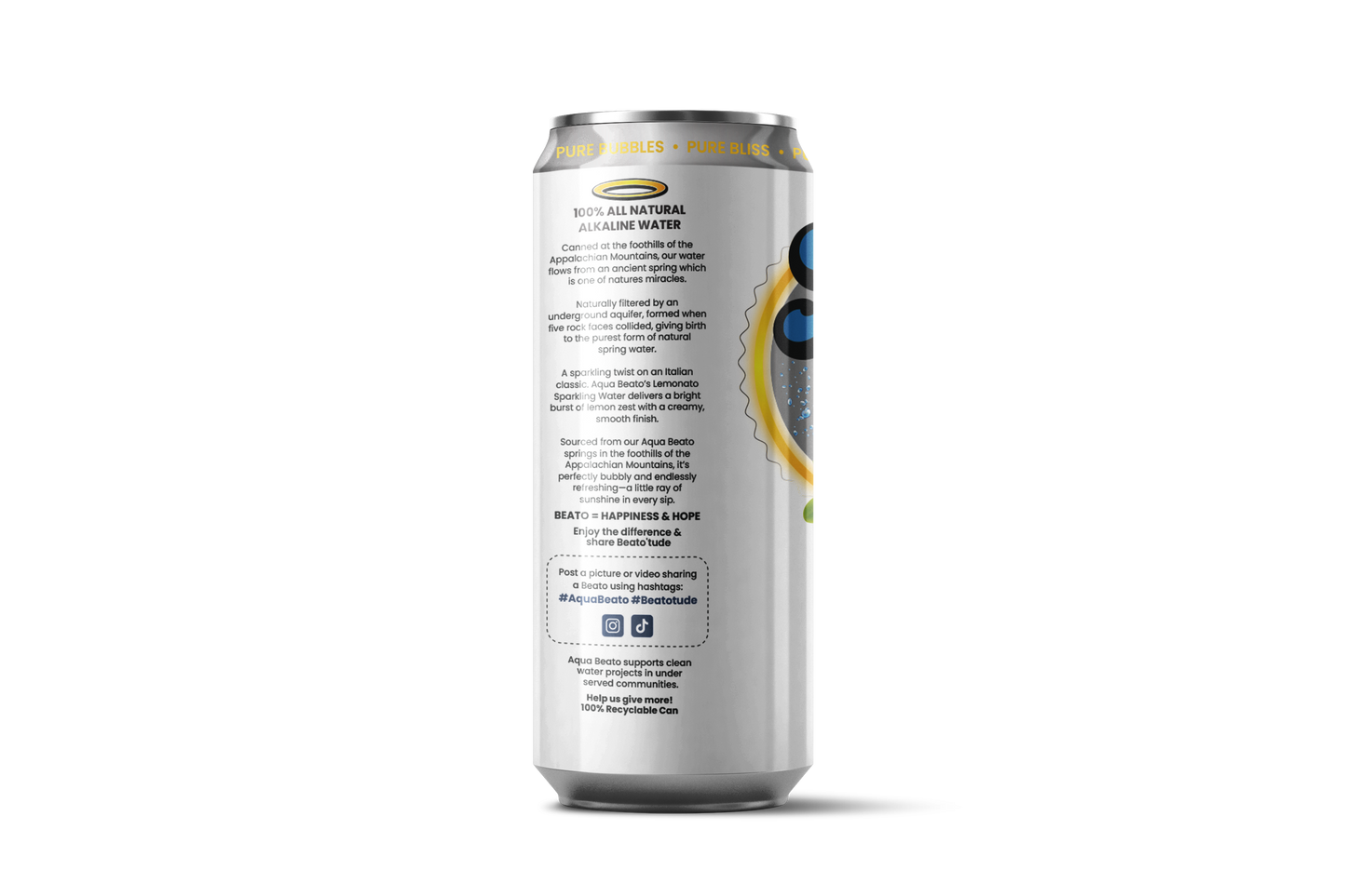 Aqua Beato Limonato Sparkling Water