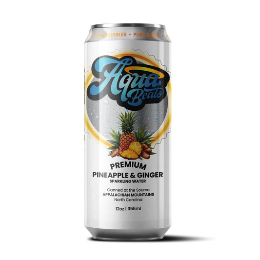 Aqua Beato Pineapple Ginger Sparkling Water